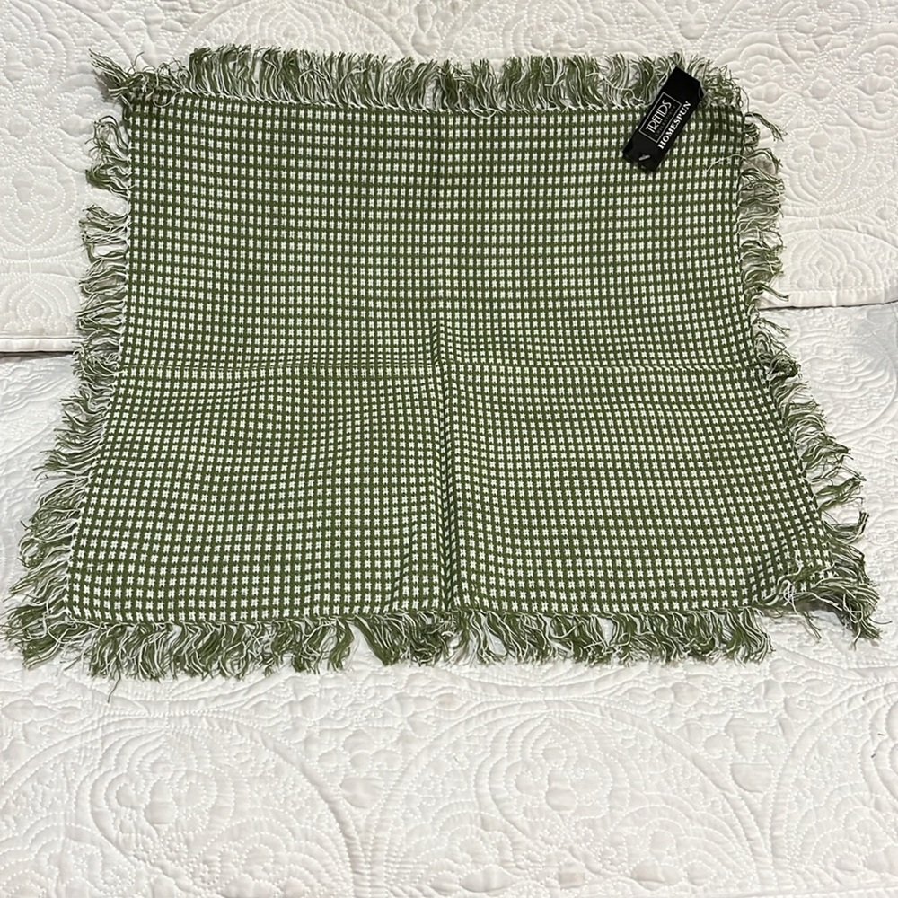 Trends Collection‎ Homespun Fringe placemats, set of 4, NWT
